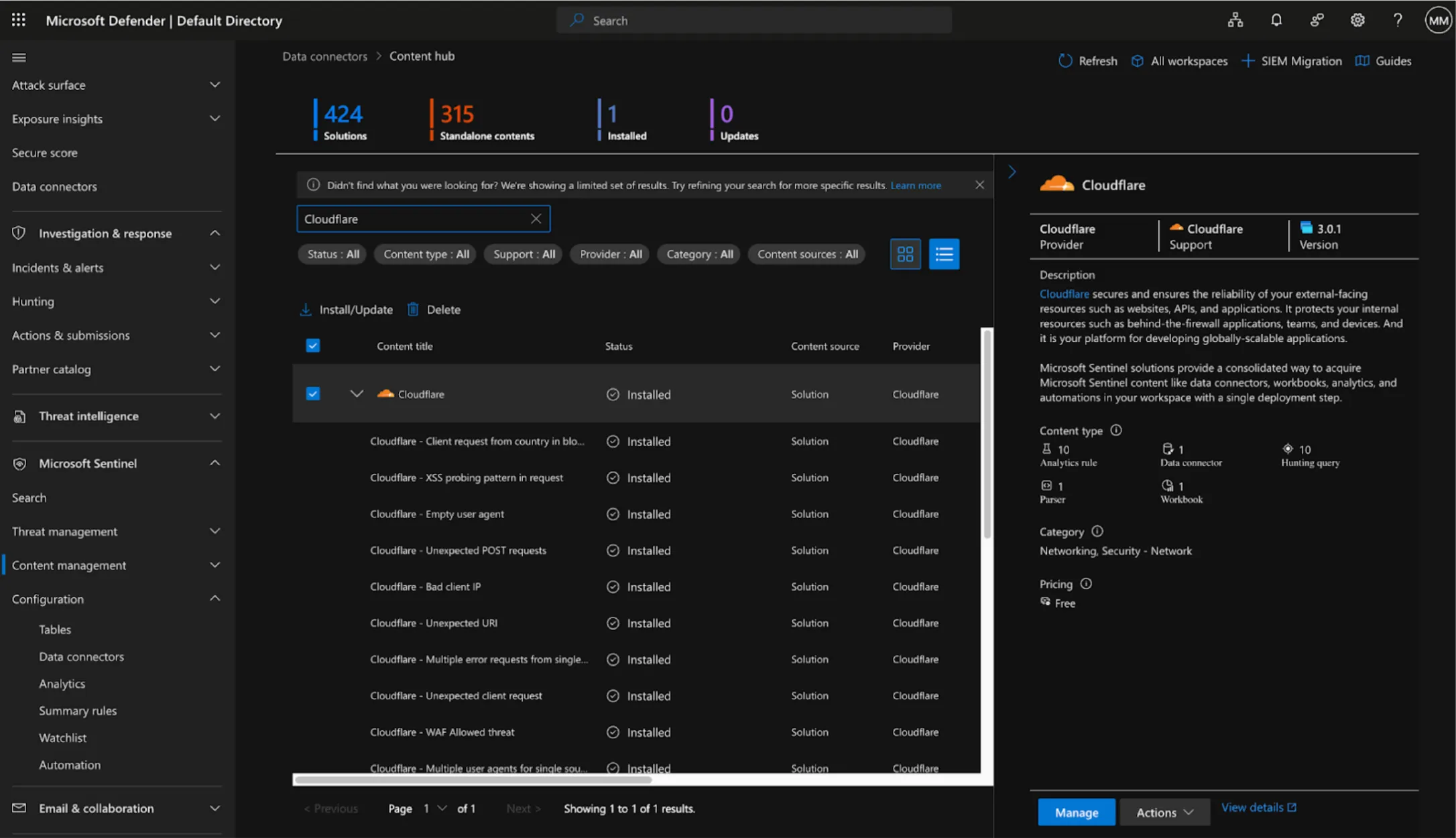 Azure portal